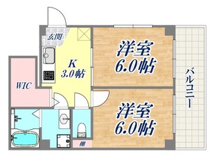 メゾンド1番館の物件間取画像